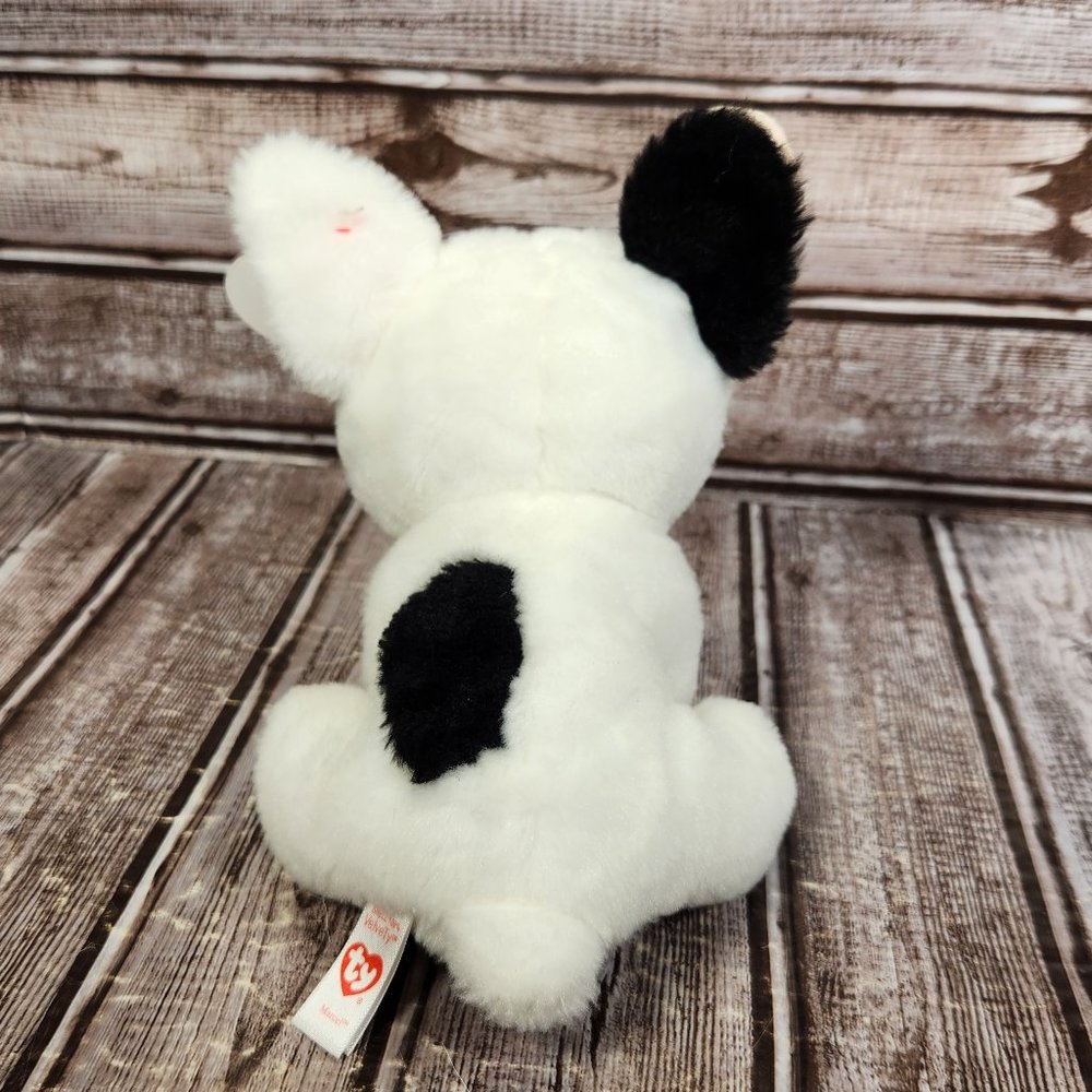 TY Beanie Boos "Marcel" French Bulldog Black White 6" Stuffed Animal Plush Toy - Picture 3 of 6